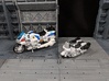 TF Combiner Wars Groove Motorcycle Cannon Set 3d printed Compared to the G1 