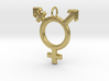 Gender Equality Pendant (V1) 3d printed 