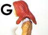 1:18 Scale Action Figure FEMALE Neck Barbell Adapt 3d printed Peg "G" Sample