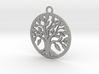 Tree of life and circle intertwined 3d printed 