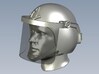 1/50 scale GSG9 operator A helmet & heads x 5 3d printed 