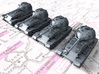 1/285 German VK 72.01 (K) Failowe Heavy Tanks x4 3d printed 1/285 German VK 72.01 (K) Failowe Heavy Tanks x4