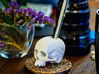 Morti Penholder / Mini Vase (Memento Mori) 3d printed At home on your desk, Natural Sandstone print