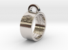 Sundial Ring Necklace Pendant (UK Latitude Model) 3d printed 