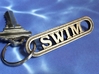 Swim Keychain Swimmer Gift 3d printed 