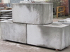 1/50th Precast Barrier Concrete Block 3d printed Prototype Precast blocks