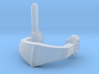 Tiny reinforced Nautical Femmebot Visor 3d printed 