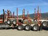 1/64th Quad Axle Log Trailer with Truck bunks 3d printed Actual one to show concept