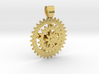 Bike sprocket [pendant] 3d printed 