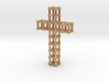 Molecular Cross Pendant - Christian Jewelry 3d printed 