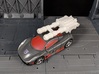 TF Combiner Wars Brake-Neck Wildrider Car Cannon 3d printed Mounted in Vehicle Mode with Adapter