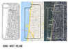 West Village/ Soho NYC Map iPhone 5/5s Case 3d printed 