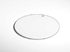 keychain tag round flat engrave large 3d printed External Render