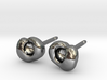 Optic Cup Earrings 3d printed 