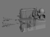 1/96 DKM Bismarck Funnel parts KIT 3d printed 