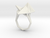 Tetryn Ring Wide Size 8 3d printed 