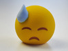 3D Emoji Sweatin' 3d printed 
