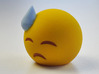 3D Emoji Sweatin' 3d printed 