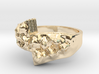 Strike Slip Fault Ring - Geology Jewelry 3d printed 