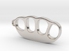 Knuckle Duster Keyring with Custom Text Option 3d printed 