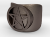 Pentacle Ring - thick 3d printed 