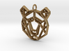Geometirc Bear Shaped Pendant 3d printed 