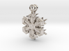 Snowflake Earrings  3d printed 