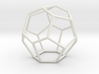 Fullerene with 15 faces 3d printed 