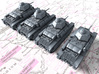 1/285 French Char D2 AMX4 SA35 Medium Tank x4 3d printed 1/285 French Char D2 AMX4 SA35 Medium Tank x4