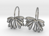 Exotic Leaf Earrings 3d printed 