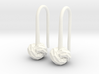 D-STRUCTURA S Earrings.   3d printed 