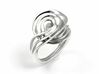 Masalla Curved Ring 3d printed ring organic
