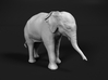 Indian Elephant 1:48 Standing Female Calf 3d printed 