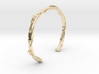 Ivy Wrapped Bamboo Cuff Bracelet 3d printed 