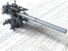 1/128 DKM 12.7 cm/45 (5") SK C/34 Guns x4 3d printed 3D render showing product detail