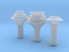 Smokestack assortment 2 O scale 1/48 3d printed 