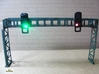 Signalbrücke mit 4 Signalschirmen Spur TT 1:120 Ba 3d printed 