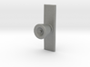 Door Knob with backing plate in 1:6 scale 3d printed 