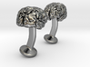 Brain Cufflinks 3d printed 