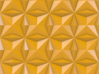 3d tile_2_B_yellow 3d printed 