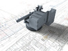 1/144 4.5"/19 (11.4 cm) 8cwt QF MKI Guns x2 (MTB) 3d printed 3D render showing product detail