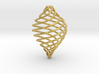 Twisted Ornament Accent Pendant 3d printed 