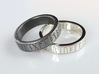 Kingmoor Ring of Regeneration - Silver 3d printed kingmoor rings. antiqued silver and silver