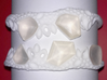 Cosplay Club Cuff 3d printed Cuff Blank with 3D printed crystals (Smooth Fine Detail Plastic)