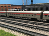Via Rail Dining Car  in NScale  3d printed customer 3Dprinted & painted shell