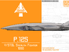 British Aerospace P.125 VSTOL Stealth Fighter 3d printed 