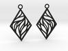 Aethra earrings 3d printed 