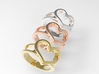 Heart ring 3d printed 