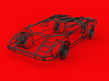 Lamborghini Countach 1:18 3d printed 