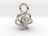 5-Knot Earring 10mm wide 3d printed 